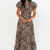 Spotted & Chic Midi Dress