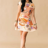 Beige Sea Shell Knit Dress | Queen Of Sparkles
