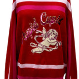 Red Stupid Cupid Sweater