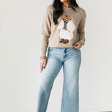 Adorable Teddy Knit Sweater