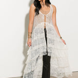 Ever After Maxi Top | Cream Lace