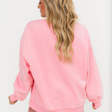 Pink Candyland Logo Sweatshirt | Queen Of Sparkles