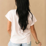 Light Pink QOS Queen Of The Sea Card Tee | Queen Of Sparkles