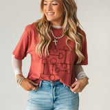 Horse Bit Tee | Berry