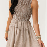 Market Stroll Mini Dress | Chocolate Check