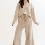 Haven Pullover Top | Light Mocha
