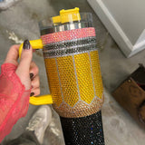 Pencil Rhinestone Tumbler | Queen Of Sparkles