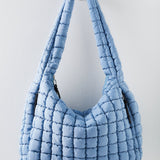 Quilted Carryall | Dusty Blue