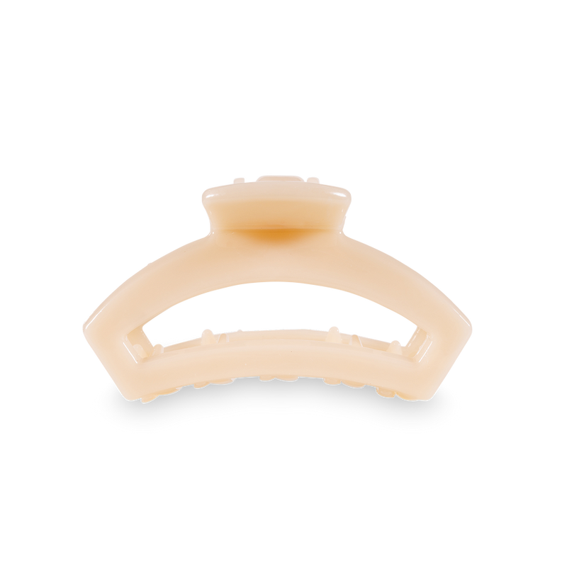 TELETIES OPEN HAIR CLIP - TINY | ALMOND BEIGE