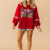 Licensed Bama Mascot Image Sweatshirt | Queen Of Sparkles
