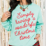 Wonderful Christmas Time Crewneck Sweatshirt