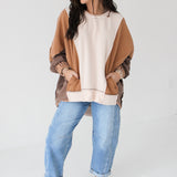 Neutral Girl Oversized Hoodie