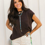 Game Day Contrast Wide Leg Denim Jean