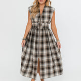 In This Moment Midi | Plaid