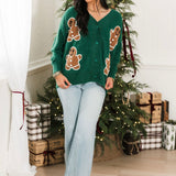 Gingerbread Lane Cardigan | Green