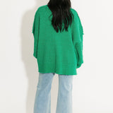 Soft Stitch Sweater | Green