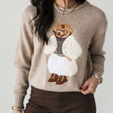 Adorable Teddy Knit Sweater