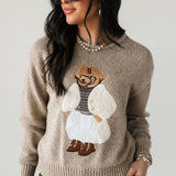 Adorable Teddy Knit Sweater