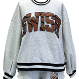 Grey Swish Basketball Sweatshirt