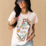 Light Pink QOS Queen Of The Sea Card Tee | Queen Of Sparkles