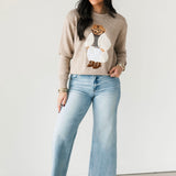 Adorable Teddy Knit Sweater