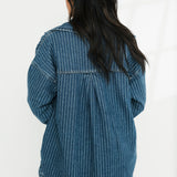 Dunes Shirt Jacket | Blue Abyss