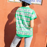 Green New Orleans Tiles Cotton Tee