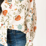 In Bloom Button Up Top