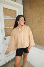 BOXY FRENCH TERRY HOODIE