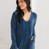 Hot Shot Long Sleeve Onesie | Midnight Navy