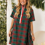 Cozy Cabin Mini Dress | Green