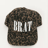 'BRAT' Leopard Trucker Hat