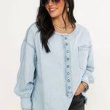 Denim Dreaming Pullover | So Soft Light Wash