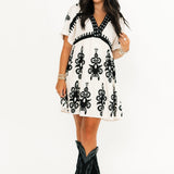 Resort Style Mini Dress | Neutral