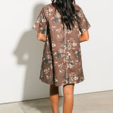 Fields Of Love Mini Dress | Walnut
