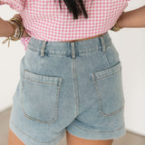 Top Notch Denim Short | Light
