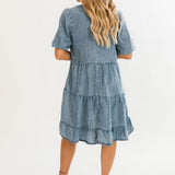 Everly Mini Dress | Denim