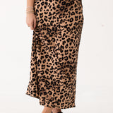 Stay Wild Maxi Skirt | Leopard