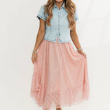 Sammie Collared Button Down Denim Top