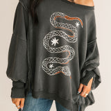 Graphic Camden Sweatshirt | Snake Combo