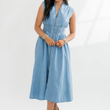 You Know Me Midi Dress | Chambray