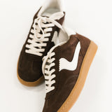 Notice Sneakers | Dark Brown Suede