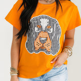 Licensed Tennessee Gingham Mascot Tee | Queen Of Sparkles