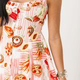 Tuscan Picnic Midi Dress