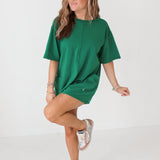 Hot Shot Tee Romper | Heritage Green