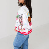 White Vintage Santa Sweatshirt