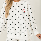 Color Me Cozy Short | Cherry Polka Dot