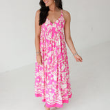 Island Time Floral Maxi Dress | Orchid