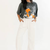 Wide Leg Terry Pants