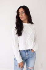 AFTERNOON DATE SWEATER | WHITE